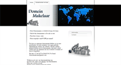 Desktop Screenshot of domeinmakelaar.org